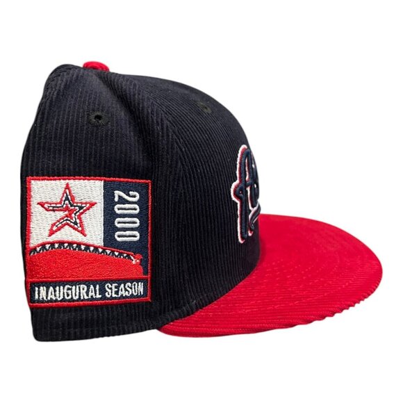 New Era Houston Astros Corduroy Pack 59FIFTY Hat 2001 Inaugural Season - Picture 4 of 7
